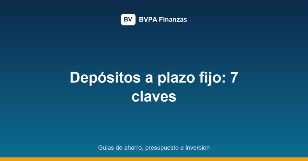depósitos a plazo fijo featured image