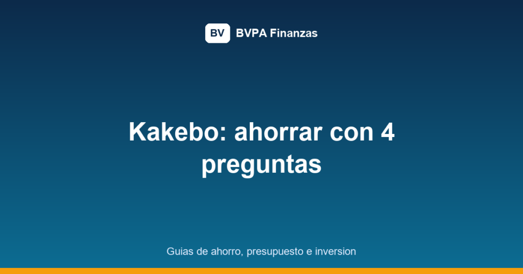 método kakebo para ahorrar featured image